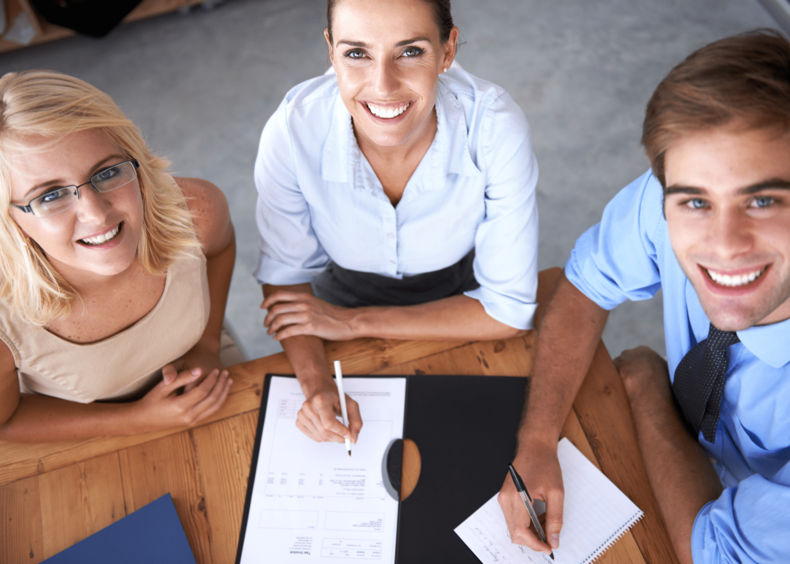 Teilnehmende im Bewerbungstraining